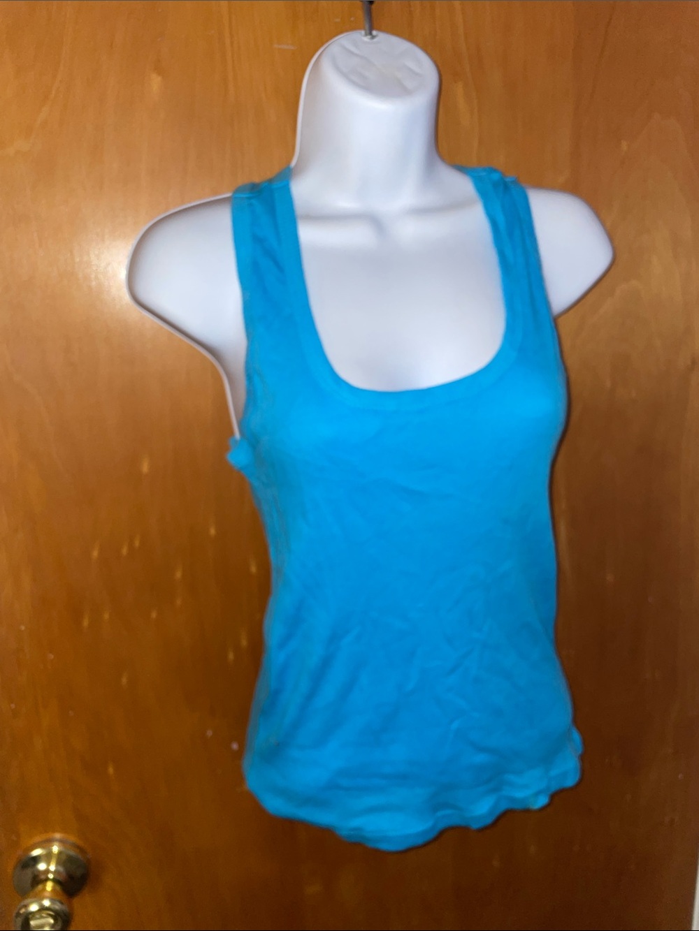 Light Blue Ribbed Tank🩵 - Picture 3 of 10